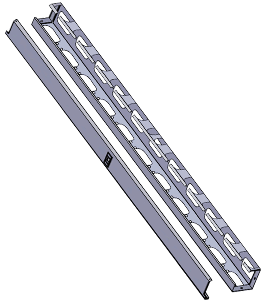 M44ORG39G (M44 ORG39) - Вертикальный кабельный органайзер для Universal Line - 39U