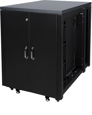 LN-SP-42U7511-S-BL - 19'' монтажный звукоизолированный шкаф LANDE SOUNDproof - 42U - 750x1130 - чёрный