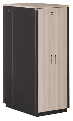 LN-SP-42U7511-M-BL - 19'' монтажный звукоизолированный шкаф LANDE SOUNDproof - 42U - 750x1130 - клён