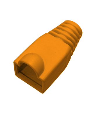 TWT-BO-6.0-OR/100 - Защитный колпачок для коннектора RJ45 - оранжевый - 100шт