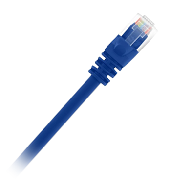 TWT-45-45-3.0-BL - Патч-корд неэкранированный UTP - RJ45 - cat 5e - 3 м - синий