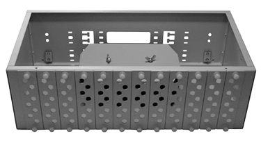 SMRT-FPRM-3U-96dLC/UPC - 19'' Кросс оптический стоечный укомплектованный - 3U - 96 портов LC/UPC double