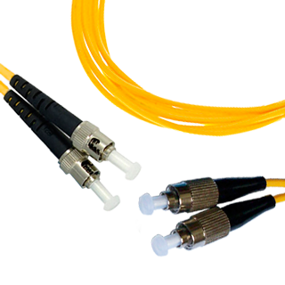 SMRT-FPCD-FCST-APC-1 - Шнур оптический дуплексный одномодовый 50/125 - SM - FC-ST - APC - 1м
