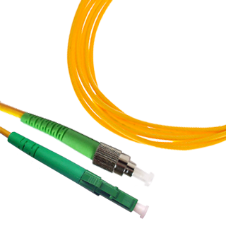 SMRT-FPCS-STLC-APC-1 - Шнур оптический симплексный одномодовый - SM 9/125 - ST-LC - APC - 1м