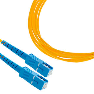 SMRT-FPCS-SСSС-SM-1 - Шнур оптический симплексный одномодовый - SM 9/125 - SC-SC - UPC - 1м