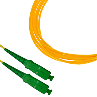 SMRT-FPCS-SСSС-APC-1 - Шнур оптический симплексный одномодовый - SM 9/125 - SC-SC - APC - 1м