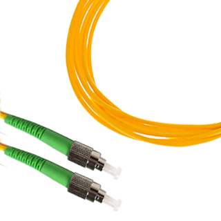SMRT-FPCS-STST-APC-1 - Шнур оптический симплексный одномодовый - SM 9/125 - ST-ST - APC - 1м